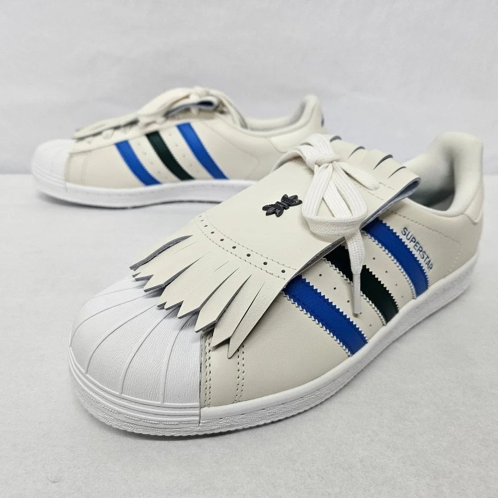 Adidas Superstar Golf SL Spikeless Shoes IH2500 White Green Blue Men's Size 10.5